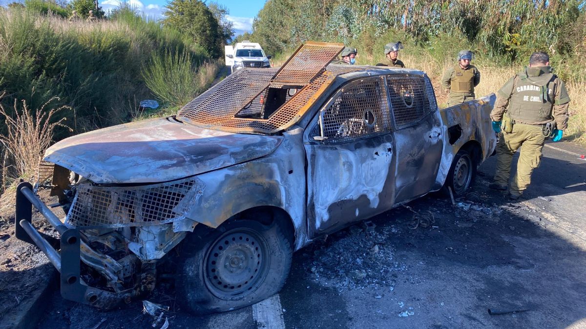Asesinaron a tres carabineros en Chile: fue en una emboscada thumbnail