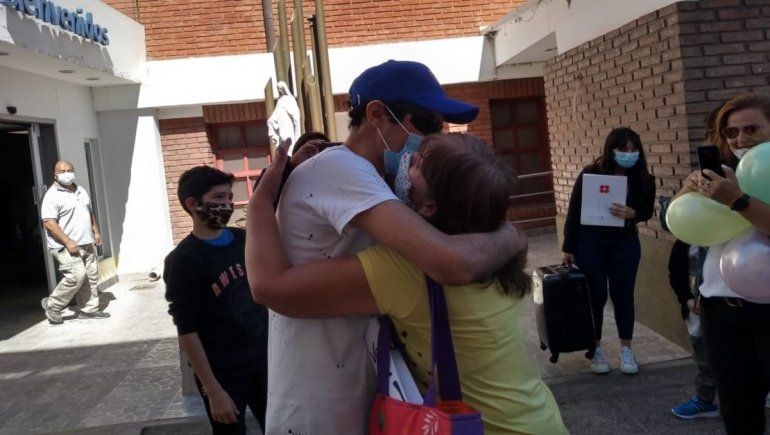 El taxista Sisterna fue dado de alta: Está feliz de haber salido