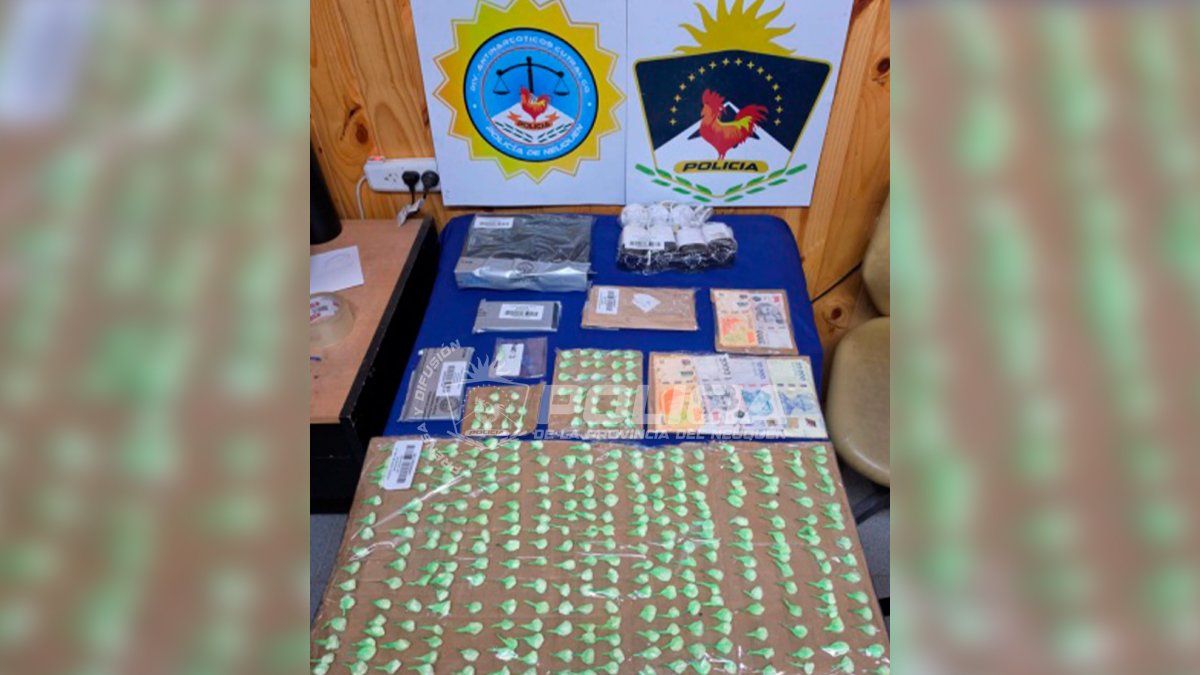 Allanaron dos viviendas y encontraron más de 300 dosis de droga listas para vender