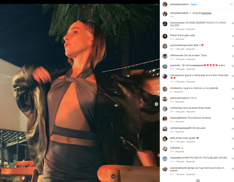 El look de la hija de Juana Viale