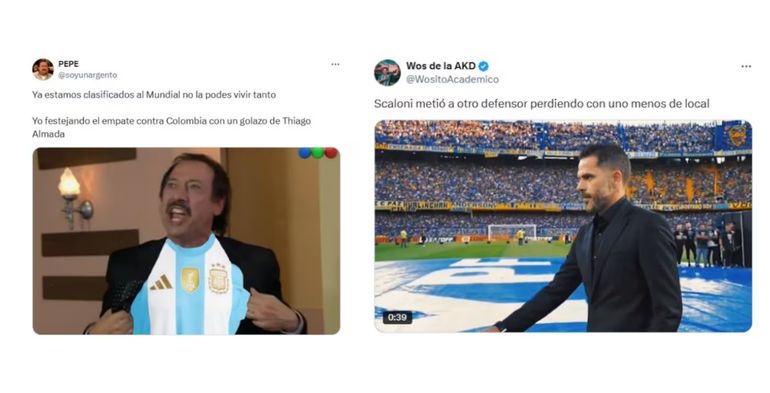 Los memes de Argentina - Colombia