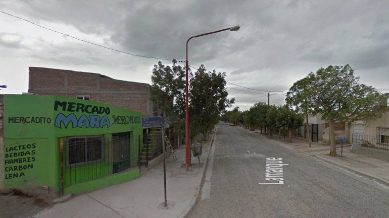 La vivienda ubicada en Luís Beltrán y naciones Unidas del barrio Anai Mapu.&nbsp;