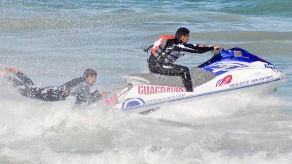 La raya fue descubierta por un turista cuando bajó la marea.