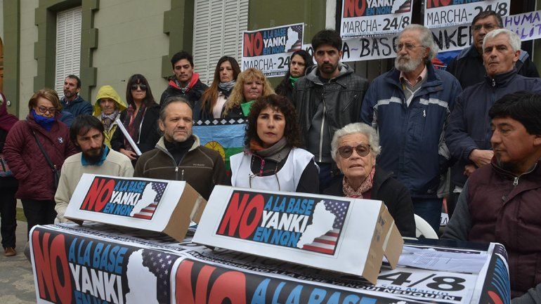 Convocan a marchar el viernes a las 18 contra la base estadounidense en Neuquén