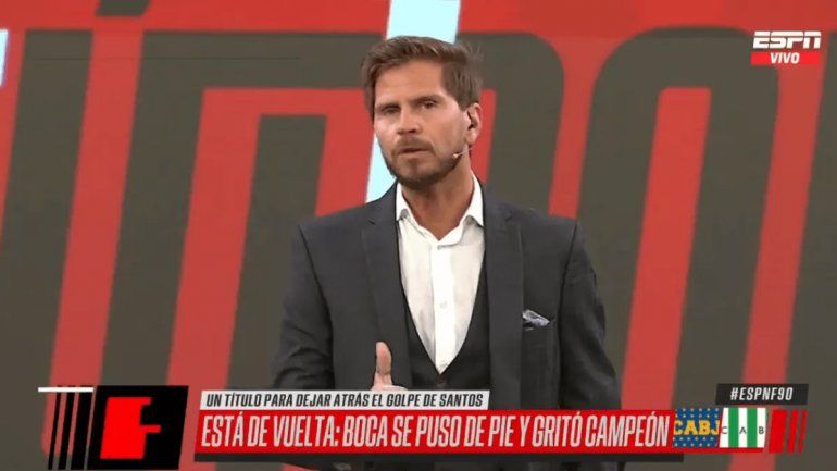 Vignolo defendió al Boca campeón.