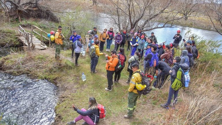 Aventura en el Río Agrio.