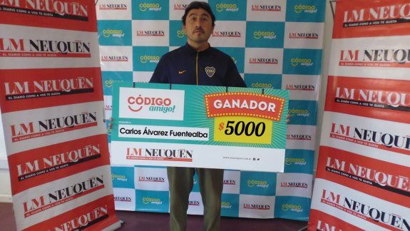 Carlos se quedó con el premio mayor del Código Amigo