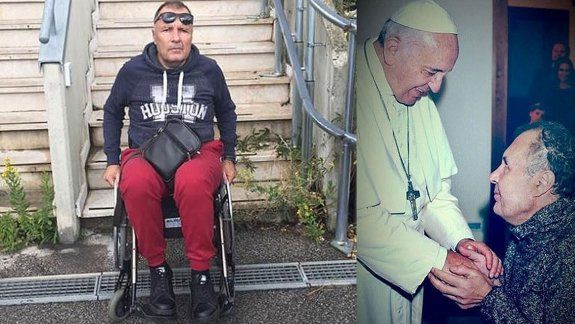 Se hizo pasar por inválido y engañó hasta al Papa