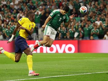 México venció a Ecuador por 2 a 0 en los 16avos de final. México venció a Ecuador por 2 a 0 en los 16avos de final.