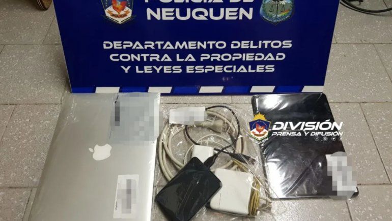 La señal de una computadora permitió a la Policía allanar por un robo