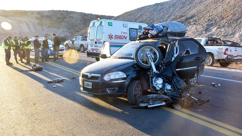 Un motociclista herido en un accidente en Autovía Norte