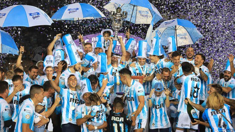 Racing tiró la casa por la ventana: así fueron los festejos del campeón de la Superliga