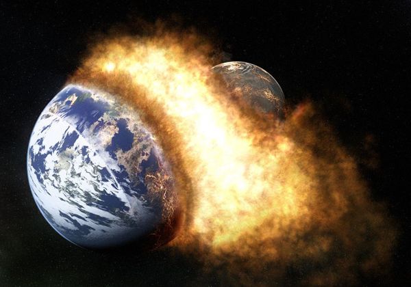 Confirman que un choque interplanetario creó la Luna