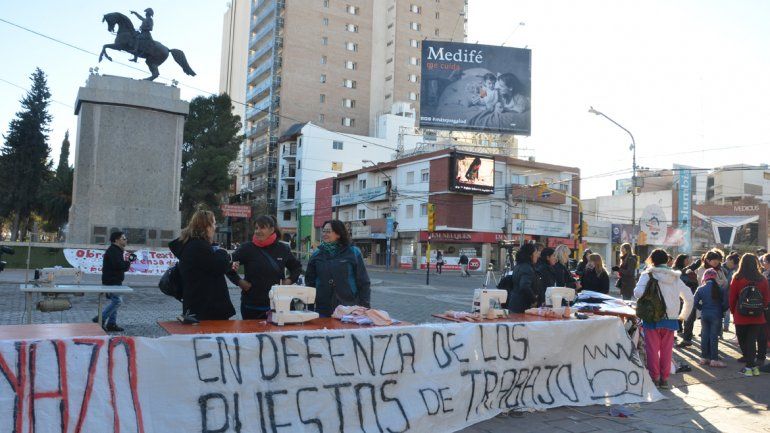 Las obreras textiles harán un nuevo maquinazo céntrico