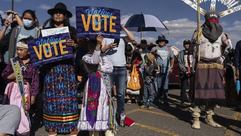 El voto de los nativos en Estados Unidos