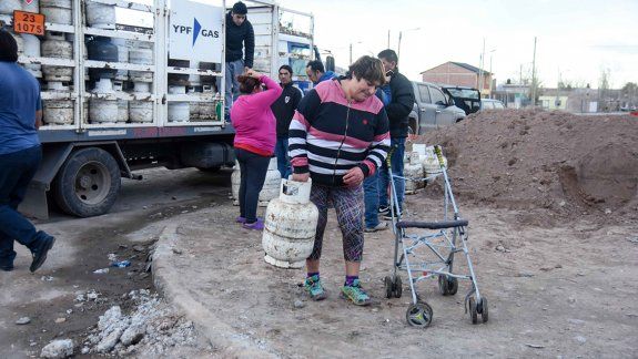 Fueron a buscar garrafas pero sólo eran recargas