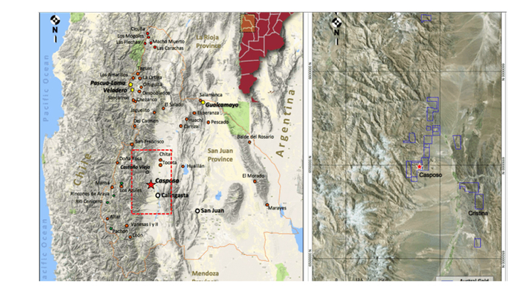 La ubicación de la mina es estratégica. Foto: Austral Gold Limited La ubicación de la mina es estratégica. Foto: Austral Gold Limited