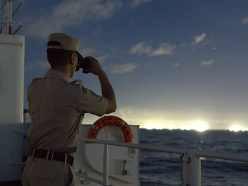 La Prefectura Naval Argentina intensifica el monitoreo mediante el Sistema Guardacostas para detectar maniobras de pesca ilegal. Foto: Argenports La Prefectura Naval Argentina intensifica el monitoreo mediante el Sistema Guardacostas para detectar maniobras de pesca ilegal. Foto: Argenports