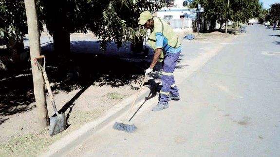 El barrido de calles le llegó a Santa Catalina