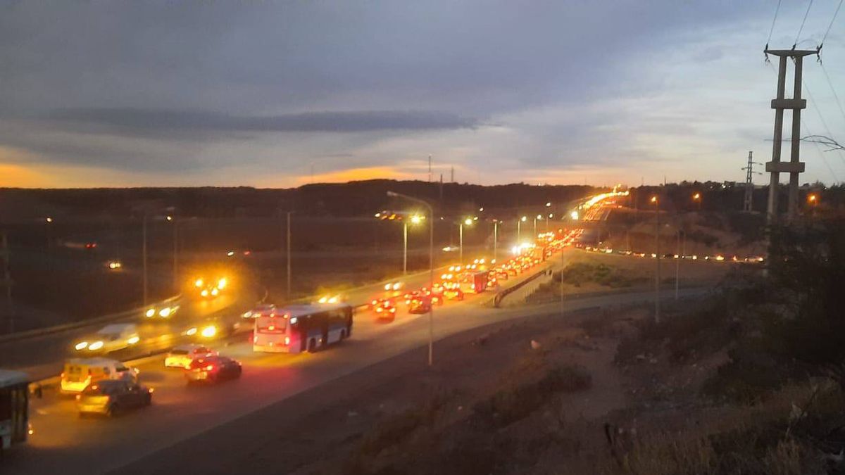 Importante caos de tránsito en Ruta 7 por un fuerte choque