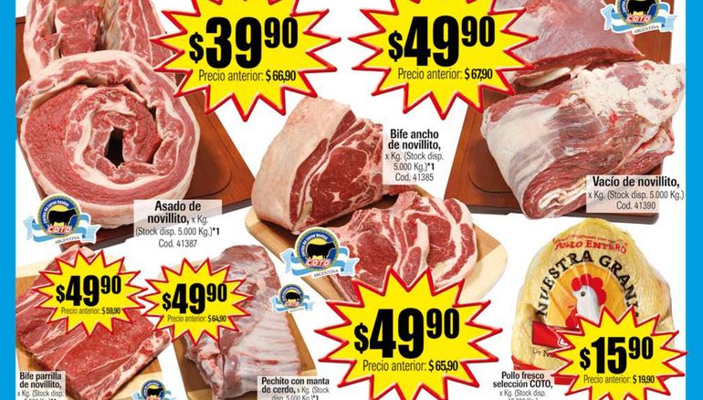 Promoción del supermercado Coto apenas inauguró en 2014. Promoción del supermercado Coto apenas inauguró en 2014.