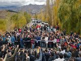 Rolando Figueroa encabezó el acto inaugural de la ruta 39 entre Andacollo y Huinganco 