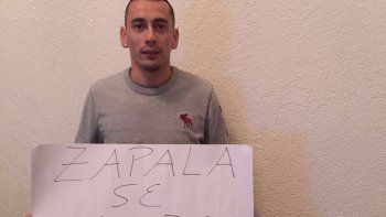 Zapala se muere de sed, decian los carteles que portaron los hermanos Sambueza.