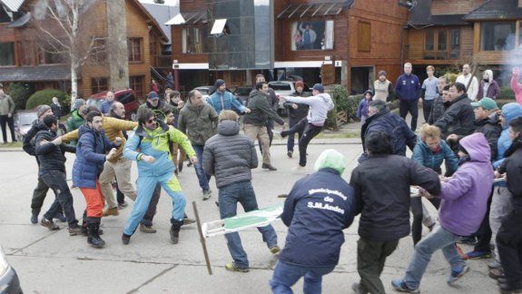 San Martín: incidentes entre municipales y comerciantes