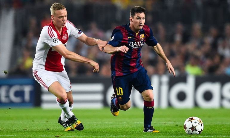 La última vez que Lionel Messi había sido sustituido en un partido de Champions League fue el 21 de octubre de 2014, cuando el Barcelona venció por 3-1 al Ajax en el Camp Nou.