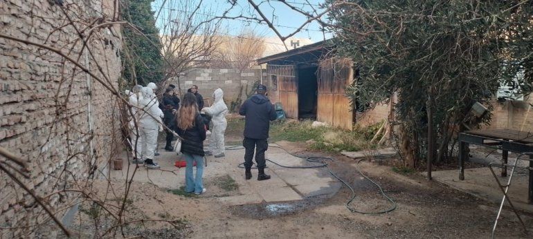 El cuerpo de Bomberos realizó las pericias del incendio. El cuerpo de Bomberos realizó las pericias del incendio. 