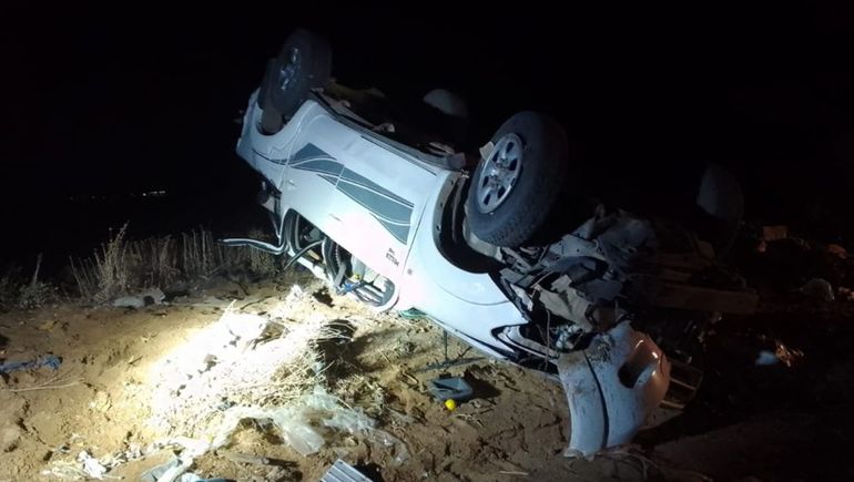 Plaza Huincul: una persona quedó atrapada tras un vuelco