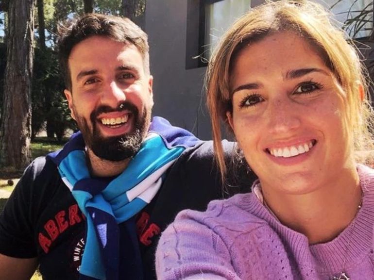 Flavio Azzaro y su esposa, Sol Nobile. Flavio Azzaro y su esposa, Sol Nobile.