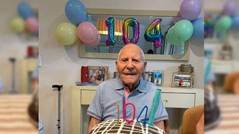 Lorenzo Juvenal Pérez cumplió 104 años Lorenzo Juvenal Pérez cumplió 104 años