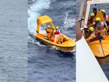 Una nena cayó al agua desde un crucero de Disney y su padre se arrojó al agua para salvarla.