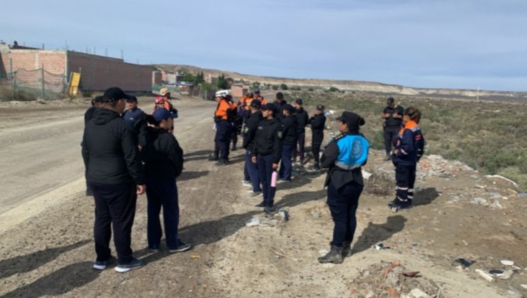 El operativo de las fuerzas de seguridad de Chubut en Puerto Madryn