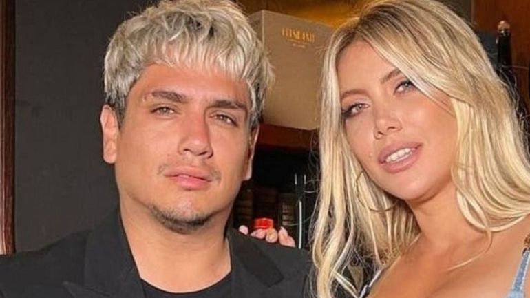Kennys Palacios y Wanda Nara.