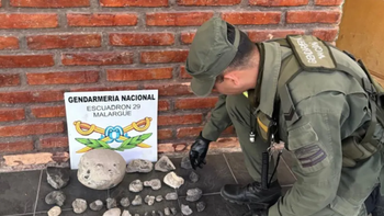 El traslado de fósiles sin autorización está prohibido. El traslado de fósiles sin autorización está prohibido.