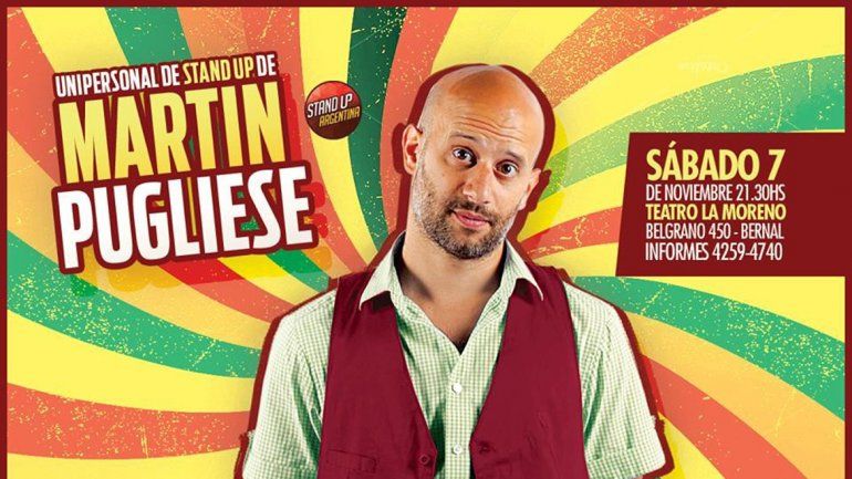 Martín Pugliese es una de las estrellas de Comedy Central.