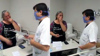 alegria: asi le dan el alta a una mujer recuperada alegria: asi le dan el alta a una mujer recuperada