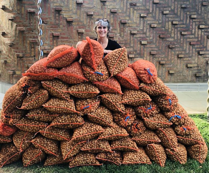 La emprendedora, con su sonrisa radiante. Foto: gentileza Tere Peláez. La emprendedora, con su sonrisa radiante. Foto: gentileza Tere Peláez.
