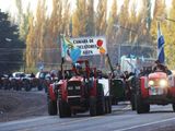 Los chacareros salen a la ruta para protestar por la crisis del sector.