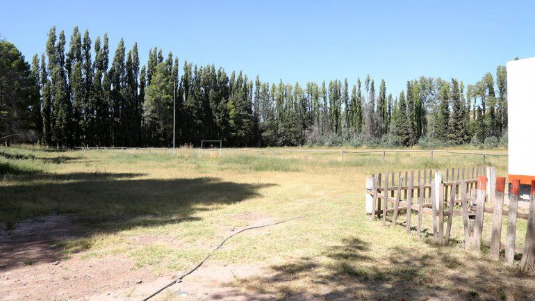 La cancha de Vendaval es muy usada en la zona