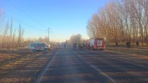 caos de transito en ruta 7 por el grave choque fatal: donde es