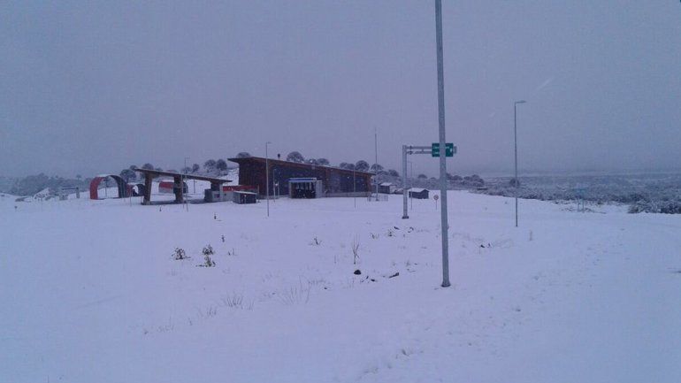 El paso internacional de Pino Hachado está intransitable