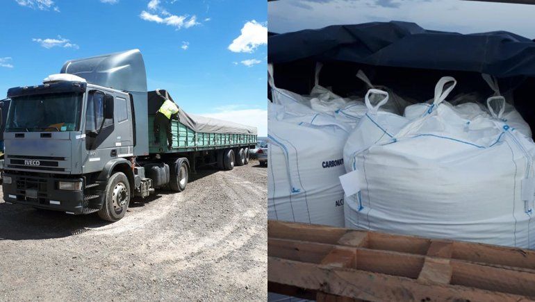 Incautaron 55 toneladas de carbonato de sodio en San Antonio Oeste
