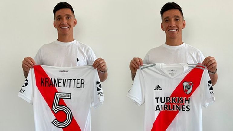 Kranevitter volverá a usar la 5 de River Kranevitter volverá a usar la 5 de River