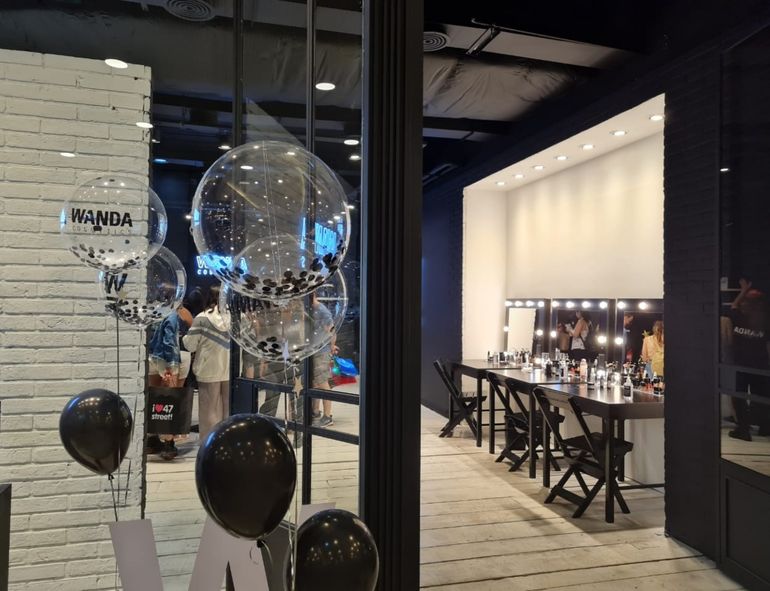 El local de Wanda Nara en Abasto El local de Wanda Nara en Abasto