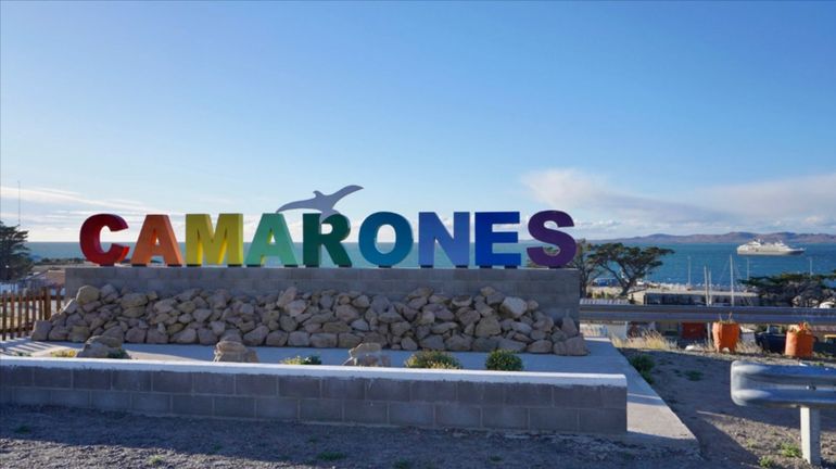 La localidad de Camarones, en la costa de Chubut. La localidad de Camarones, en la costa de Chubut. 