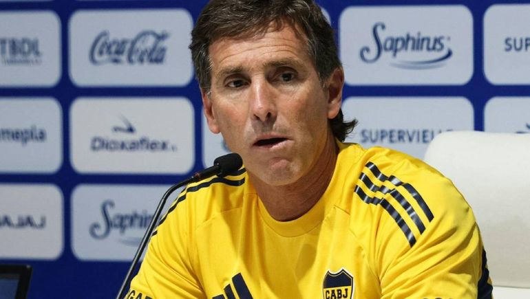 El técnico de Boca es uno de los más cuestionados por el presente del equipo.&nbsp;