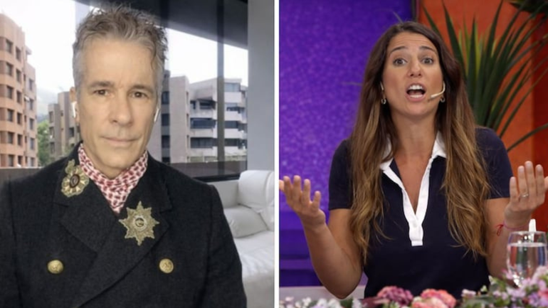 Cinthia Fernández tildó de “cobarde” a Fernando Carrillo y el actor abandonó el móvil